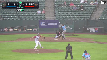 Ryan Picollo flies into a double play, center fielder Cameron Nelson to catcher Jesus Freitez. Aiden Taurek out at home.