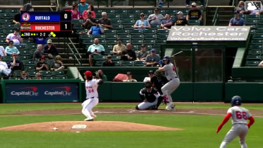Alex Stone doubles (1) on a sharp line drive to left fielder Christian Franklin. Rafael Lantigua scores. Josh Rivera to 3rd.