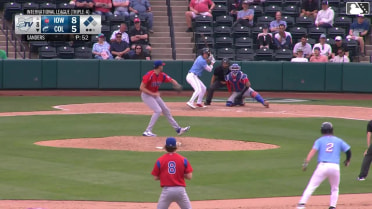 Will Sanders In play, run(s) to Milan Tolentino