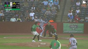George Wolkow doubles (6) on a sharp line drive to left fielder Jhonny Severino. Caleb Bonemer scores. Boston Smith scores. Ryan Burrowes to 3rd.