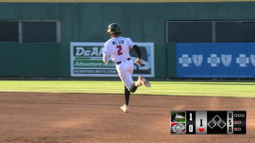 Jacob Wilson doubles twice in a three hit night