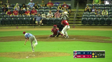 Caleb Cali homers (19) on a fly ball to left field. Boston Smith scores.