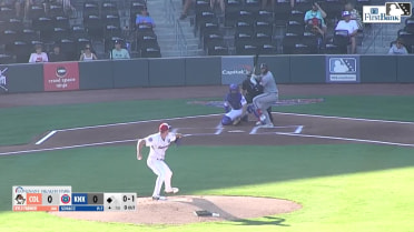 Kyle Farmer grounds out, shortstop Karson Simas to first baseman Edgar Alvarez. Patrick Clohisy scores.
