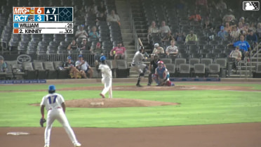 Cooper Kinney homers (10) on a fly ball to right center field.