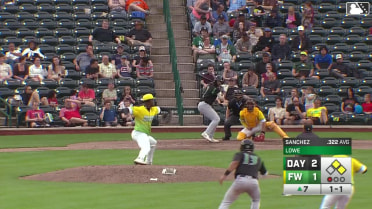 Isaiah Lowe In play, run(s) to Carlos Sanchez