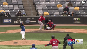 Matt Thaiss singles on a ground ball to right fielder Alan Roden. Matt Lloyd scores. Tsung-Che Cheng to 3rd.