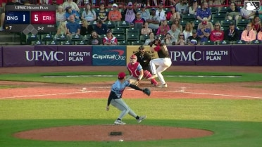 Justice Bigbie homers (5) on a fly ball to right field.