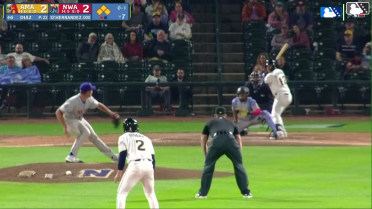 Omar Hernandez singles on a line drive to center fielder Druw Jones. Connor Scott scores. Jack Pineda to 3rd. Colton Becker to 2nd.