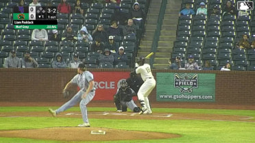 Murf Gray homers (2) on a line drive to left center field.