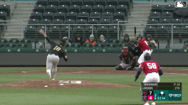 Brock Rodden singles on a line drive to left fielder Jesus Rodriguez. Miles Mastrobuoni scores.