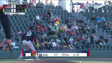 Juan Valera's career-high nine strikeouts