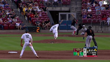 Eric Bitonti homers (8) on a line drive to center field. Marco Dinges scores. Andrew Fischer scores.