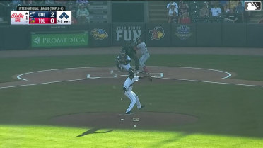 Carl Edwards Jr. In play, run(s) to Kody Huff