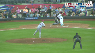 Demetrio Crisantes homers (3) on a fly ball to center field. Anderdson Rojas scores. Cristofer Torin scores.