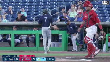 Gage Wood's first professional strikeout