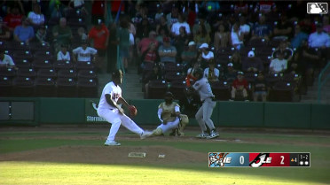 Isaiah Lowe's ninth strikeout of the game
