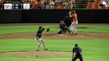 Wehiwa Aloy grounds out softly, pitcher Luis Serna to first baseman Kyle West. RJ Austin scores.