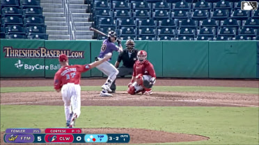 Bryce Fowler strikes out swinging and Colby Turner caught stealing 2nd, catcher Matt Quintanar to shortstop Matthew Ferrara to catcher Matt Quintanar.