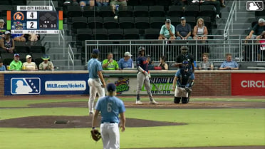 Aidan Smith homers (7) on a fly ball to right field. Ryan McCoy scores.