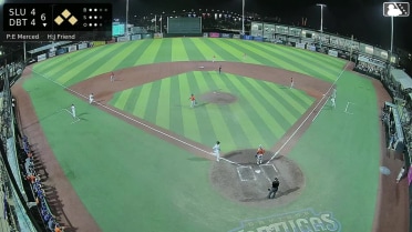 Jacob Friend doubles (5) on a sharp line drive to right fielder JT Benson. Mason Neville scores. Ichiro Cano scores.