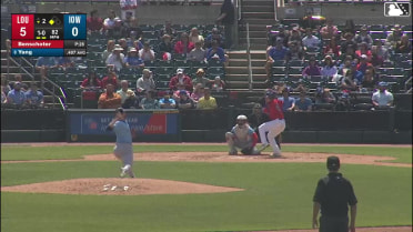 Eric Yang singles on a line drive to left fielder Héctor Rodríguez. Kevin Alcántara scores.