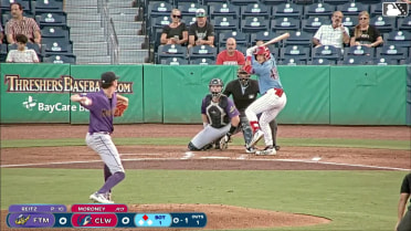 Jason Reitz In play, run(s) to Reece Moroney