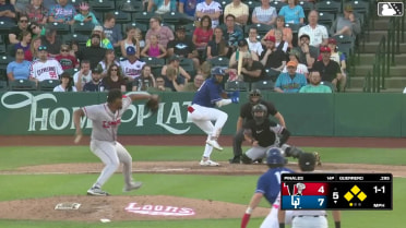 Eduardo Guerrero out on a sacrifice fly to center fielder Pedro Pineda. Jose Meza scores. Kole Myers to 3rd.