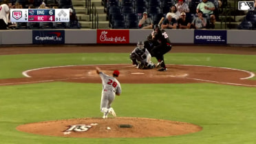 Parks Harber's sixth homer of the year