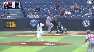 Tyler Pettorini grounds out, shortstop Kaeden Kent to first baseman Josh Moylan. Carter Mathison scores.