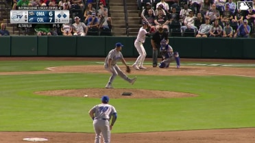 Nolan Jones singles on a line drive to center fielder Kameron Misner. Cooper Ingle scores. Juan Brito to 2nd.