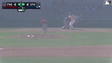 Myles Naylor singles on a ground ball to left fielder Clayton Gray. Edgar Montero scores. Michael Brooks to 2nd.