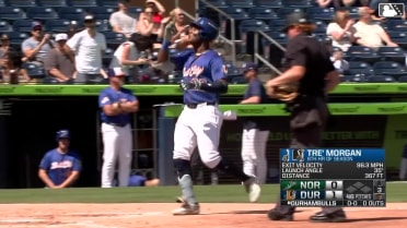 Tre' Morgan's solo home run