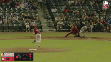 Alex Lodise singles on a line drive to center fielder Kien Vu. Eric Hartman scores.