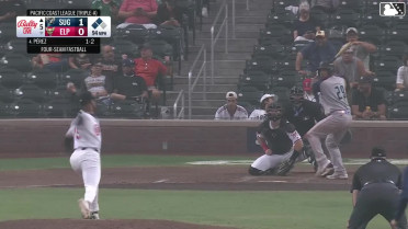 Carlos Pérez singles on a line drive to center fielder Carlos Rodríguez. Shay Whitcomb scores. CJ Alexander scores.