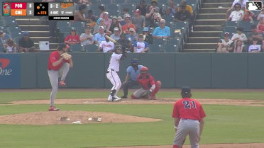 Ethan Anderson singles on a line drive to center fielder Will Turner. Vance Honeycutt scores.