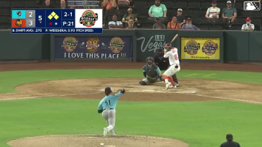 Ryan Weiss In play, run(s) to Drew Swift