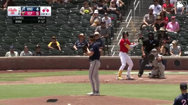 Nick Schnell reaches on a fielder's choice. Rodolfo Durán scores. Mason McCoy to 2nd. Throwing error by second baseman Andrew Velazquez.