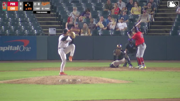 Justin Gonzales out on a sacrifice fly to center fielder Vance Honeycutt. Tyler McDonough scores.