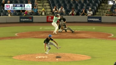 Jean Carlos Sio out on a sacrifice fly to center fielder Jaison Chourio. Charlie Szykowny scores.