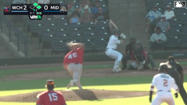 Cole Conn doubles (10) on a fly ball to left fielder Jaime Ferrer. Euribiel Angeles scores. Luke Mann out at home on the throw, left fielder Jaime Ferrer to second baseman Kyle DeBarge to catcher Khadim Diaw.