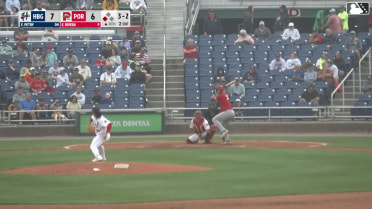 Ethan Petry homers (8) on a fly ball to left center field. Kervin Pichardo scores.