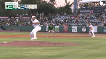 Michael Martinez homers (4) on a fly ball to right field. Dallas Macias scores.