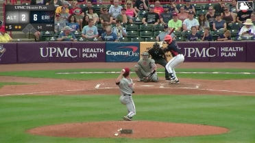 E.J. Exposito homers (20) on a fly ball to center field.