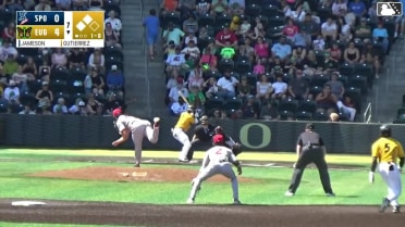 Fisher Jameson In play, run(s) to Carlos Gutierrez