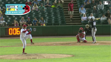 Trey Dillard's third strikeout