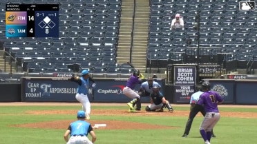 Byron Chourio homers (2) on a fly ball to right center field. Ricardo Paez scores.