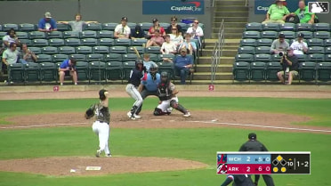 Jose Salas singles on a sharp line drive to right fielder Lazaro Montes. Garrett Spain scores. Jose Salas to 2nd.