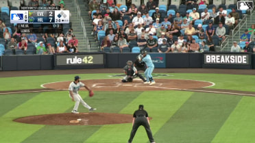José Mejía out on a sacrifice fly to center fielder Korbyn Dickerson. Jakey Josepha scores.