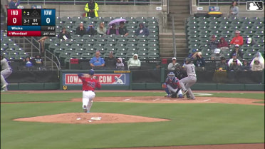 Davis Wendzel homers (10) on a fly ball to left center field.