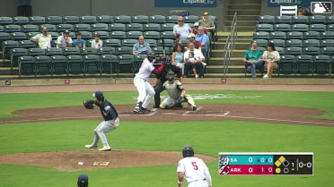 Jagger Haynes In play, run(s) to Lazaro Montes